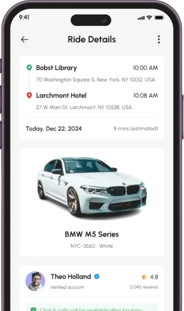 Taxi App Mobile