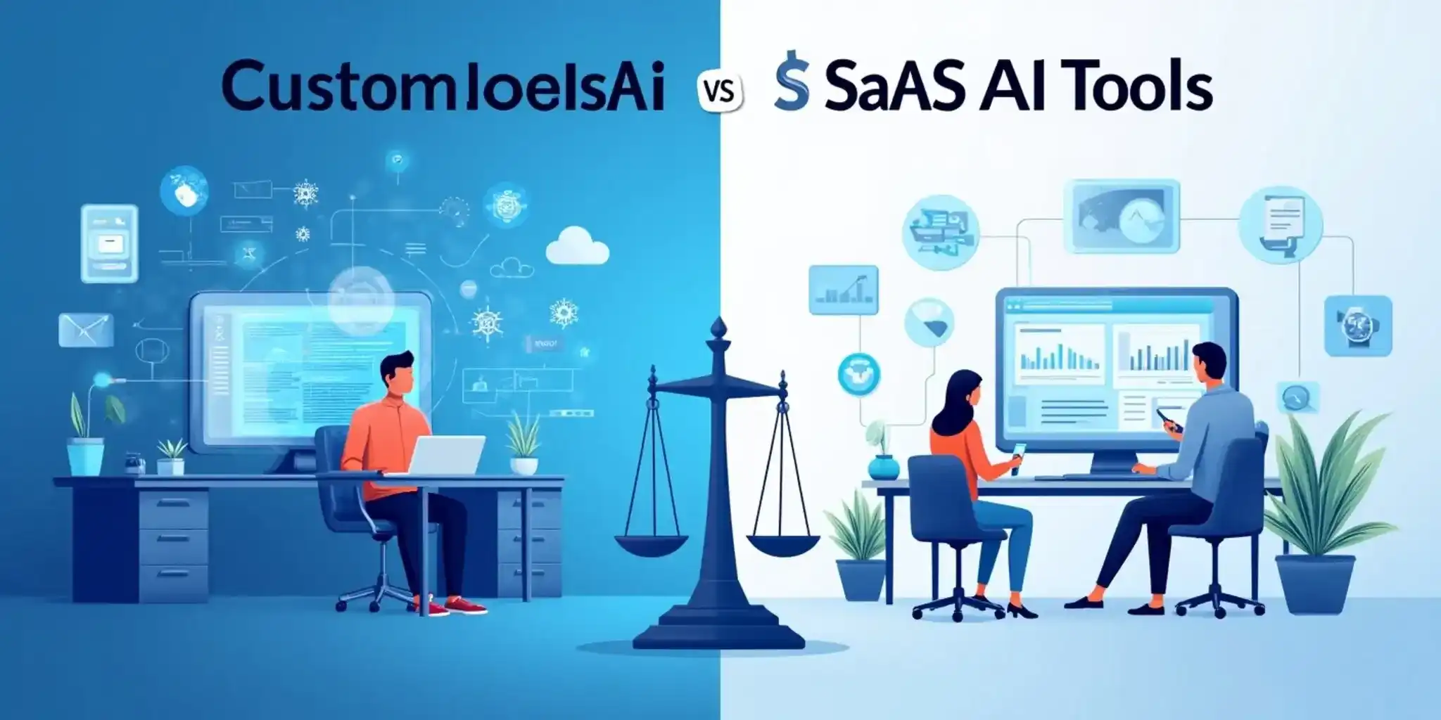 Custom AI Development vs SaaS AI Tools: Pros & Cons Explained